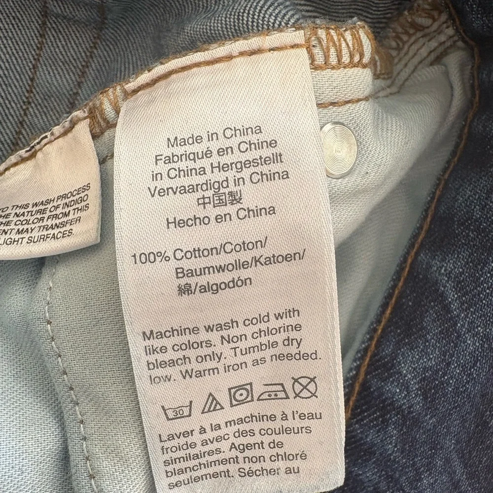 Point Sur Ripped Distressed Cropped High Rise Retro Boy Jeans Size 27 Petite
